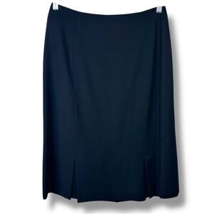 VTG J' ENVIE New York High Waist Pleated Vintage Straight Pencil Midi Skirt 8